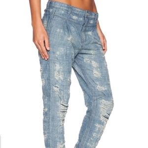 New distressed jeans
